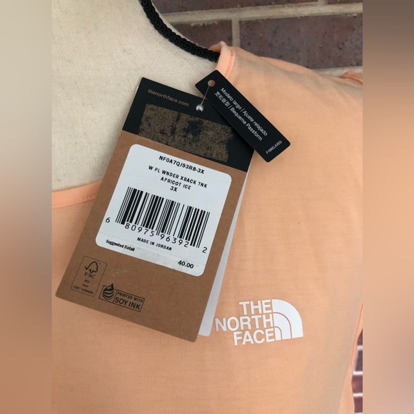 NWT The North Face Wanderer Crossback Shirt Plus Sz 3X in Apricot Peach - Picture 7 of 11